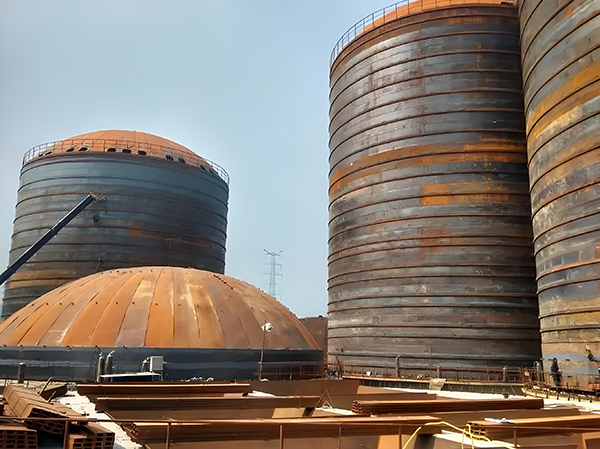 巴青焦粉钢板仓